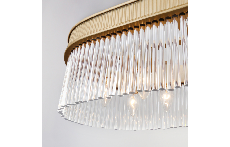 Люстры - изображение №4 "Подвесная люстра Turris (золото) L1000*W320*H380/1220 12*E14*40W"  на www.Angstrem-mebel.ru