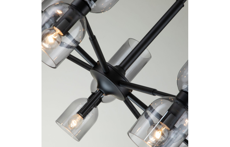 Люстры - изображение №7 "Подвесная люстра Amusing (чёрный) D780*H550/850 14*E14*40W"  на www.Angstrem-mebel.ru