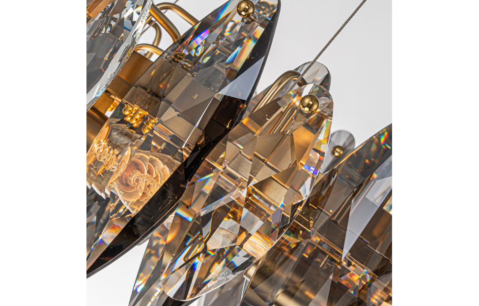 Люстры - изображение №8 "Подвесная люстра Glans D500*H210/1300 8*E14*40W"  на www.Angstrem-mebel.ru