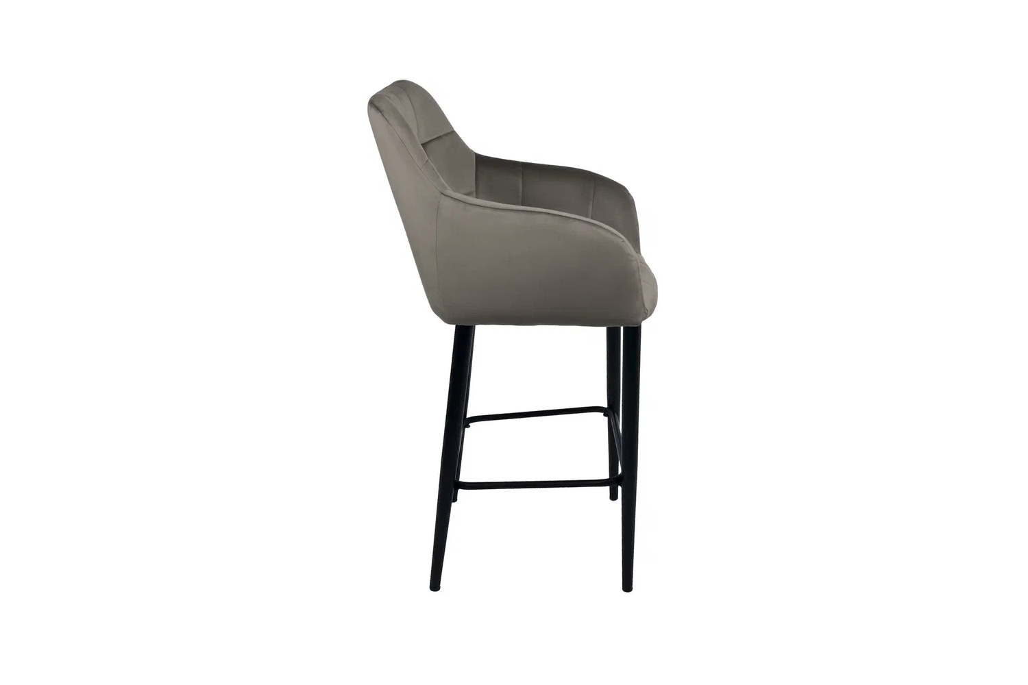 Стулья - изображение №4 "Кресло барное Отэм с черными опорами"  на www.Angstrem-mebel.ru