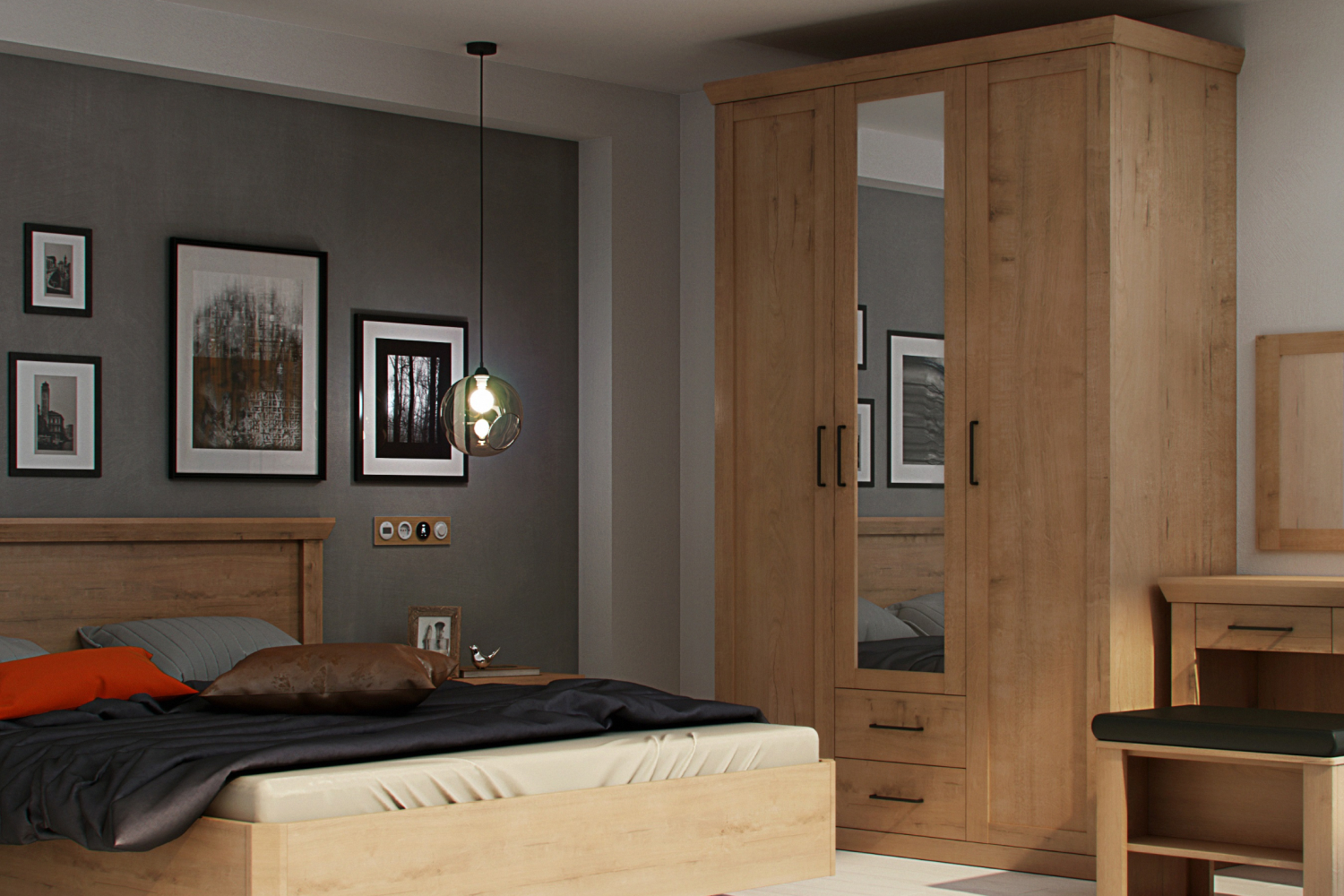 "Спальни" - изображение №4 на www.angstrem-mebel.ru