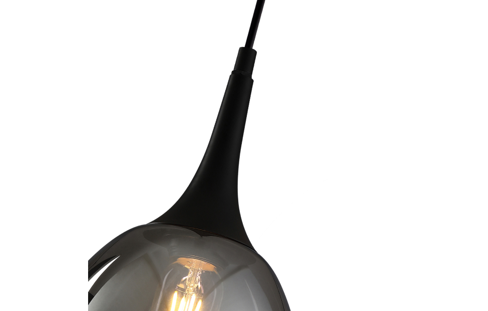 Подвесы - изображение №4 "Подвес Dubbel (чёрный) D180*H530/2030 1*E27*40W"  на www.Angstrem-mebel.ru