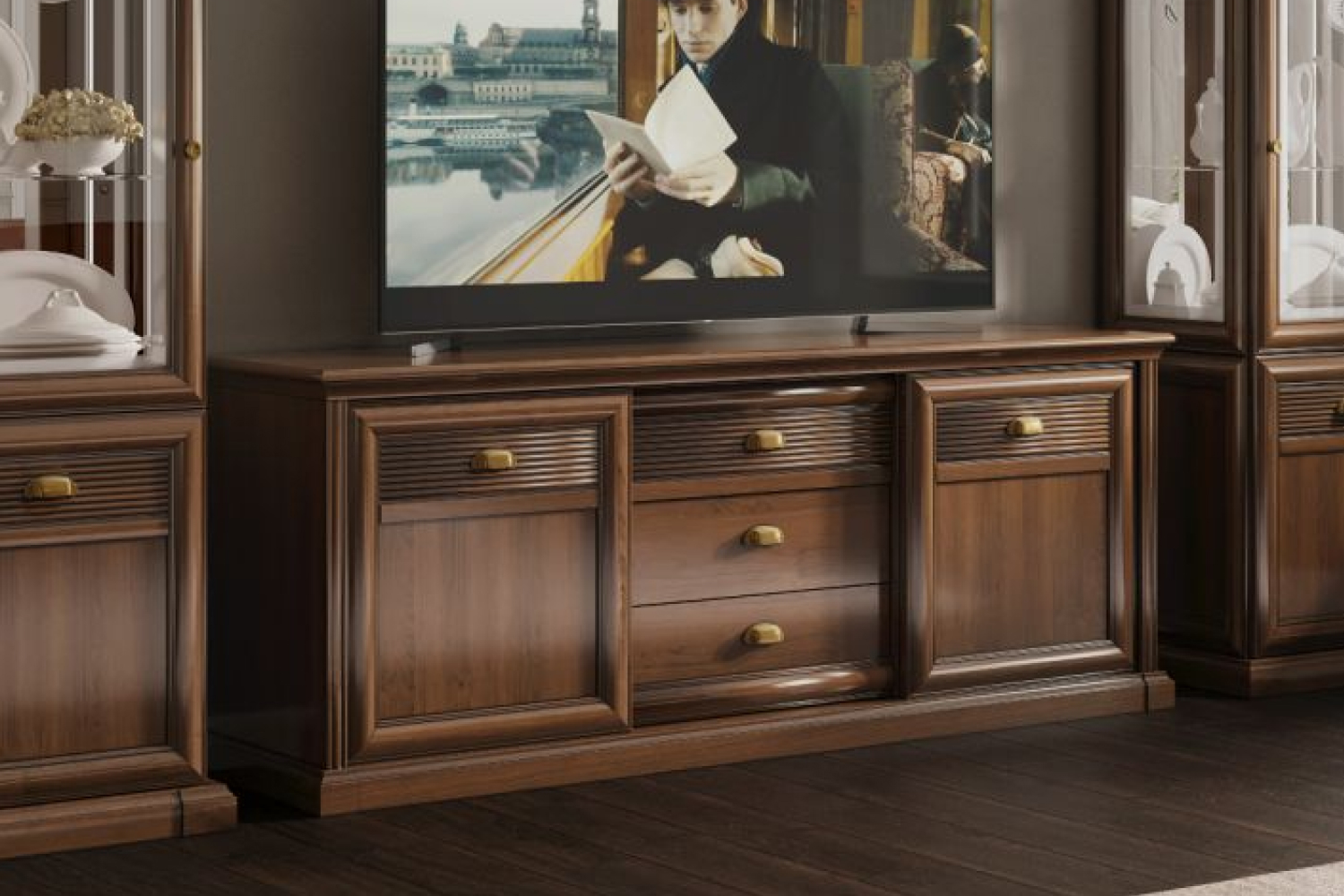 Тумбы под телевизор - изображение №3 "Тумба Изотта под телевизор"  на www.Angstrem-mebel.ru