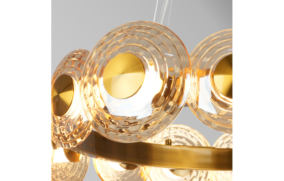 Люстры - изображение №4 "Подвесная люстра Claros (латунь) D700*H295/1590 LED*72W"  на www.Angstrem-mebel.ru