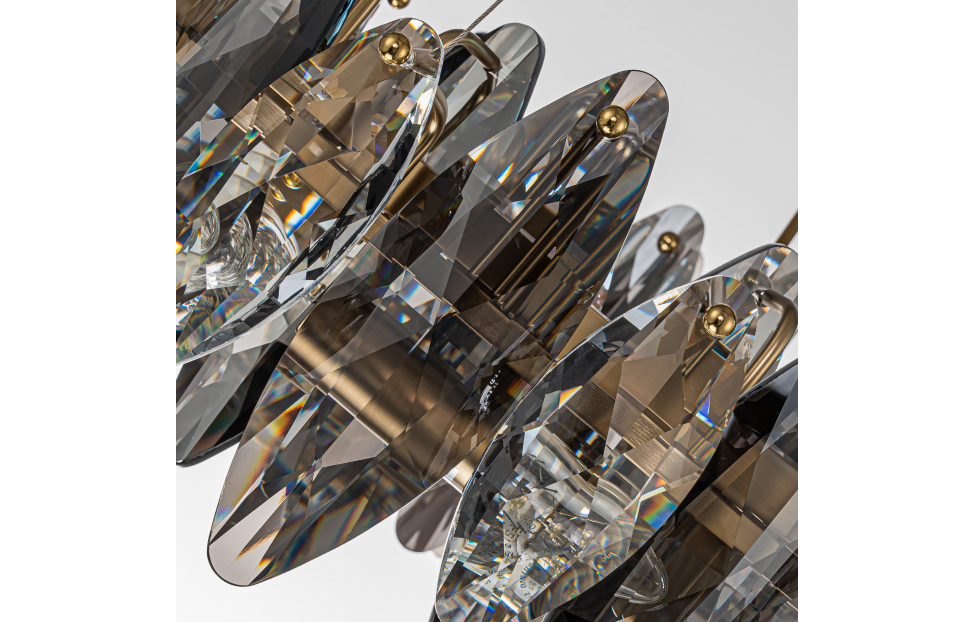 Люстры - изображение №5 "Подвесная люстра Glans D500*H210/1300 8*E14*40W"  на www.Angstrem-mebel.ru