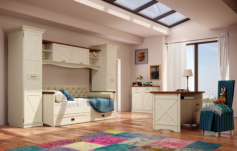 Шкафы-пеналы - изображение №3 "Шкаф Кантри"  на www.Angstrem-mebel.ru