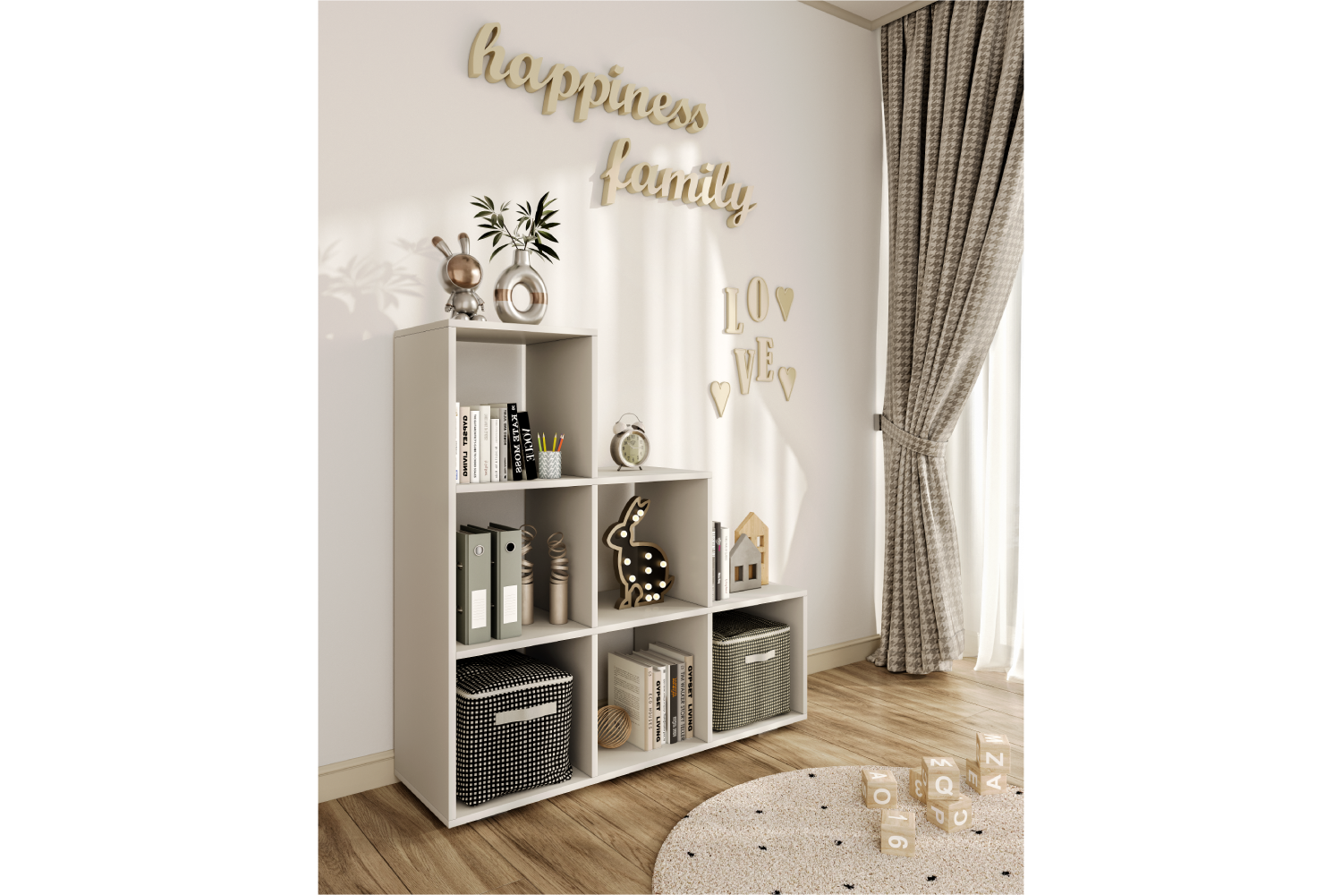 Стеллажи - изображение №3 "Стеллаж Амур с полками"  на www.Angstrem-mebel.ru