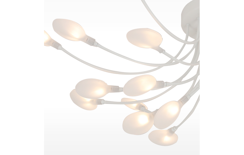 Люстры - изображение №5 "Потолочная люстра Skein (белый) D880*H320 28*G4LED*3W"  на www.Angstrem-mebel.ru