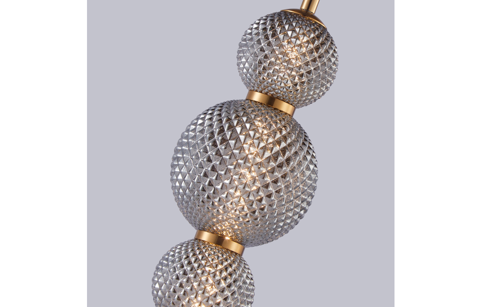 Подвесы - изображение №7 "Подвес Kiran (дымчато-серый) D130*H440/2050 LED*7W"  на www.Angstrem-mebel.ru