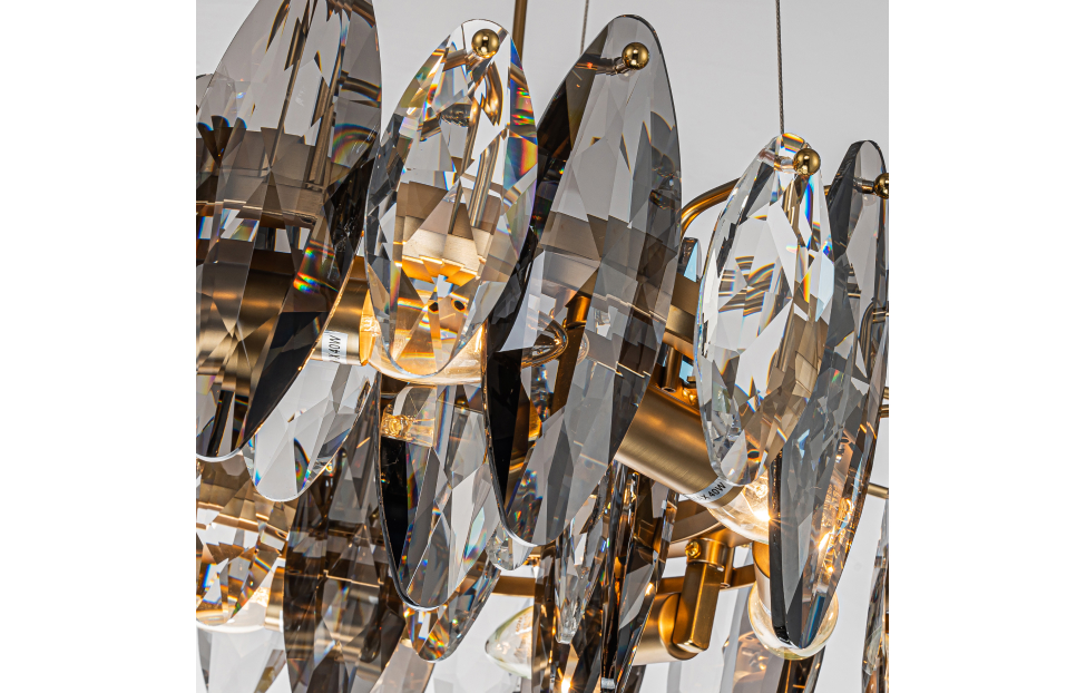 Люстры - изображение №6 "Подвесная люстра Glans D500*H210/1300 8*E14*40W"  на www.Angstrem-mebel.ru