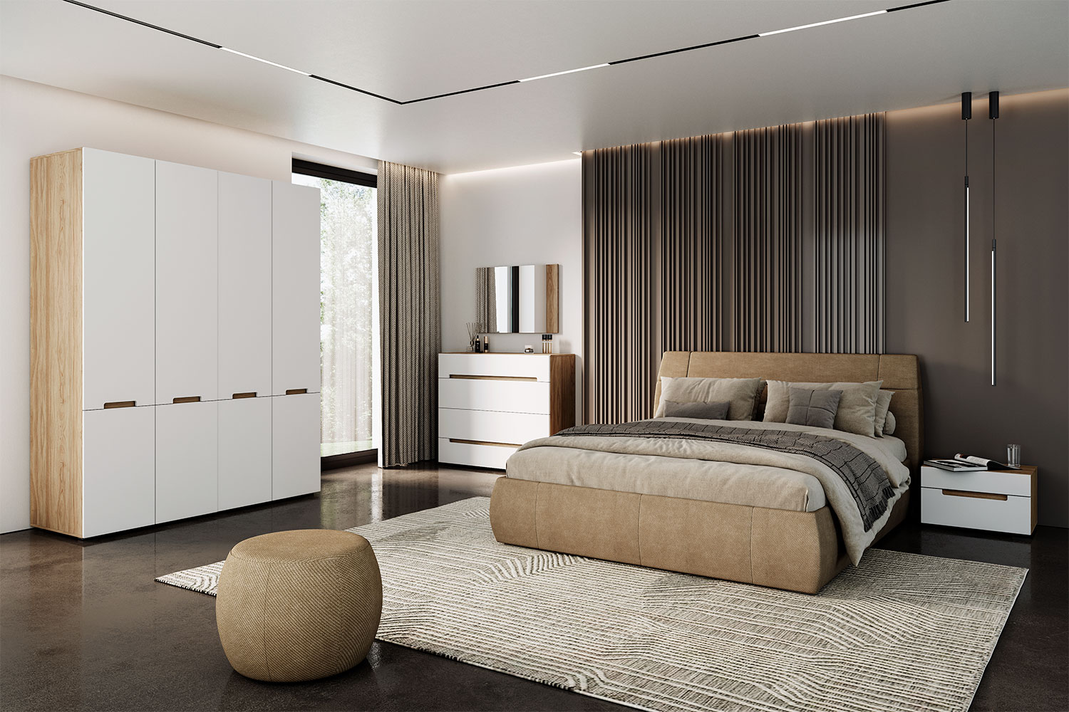 Двуспальные кровати - изображение №7 "Мягкая кровать Анри 180 х 200"  на www.Angstrem-mebel.ru