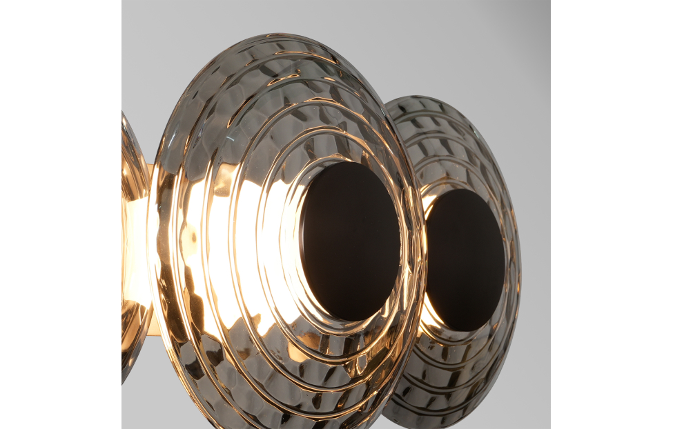 Бра - изображение №3 "Настенный светильник Claros (чёрный), D95*W350*H150 LED*18W"  на www.Angstrem-mebel.ru