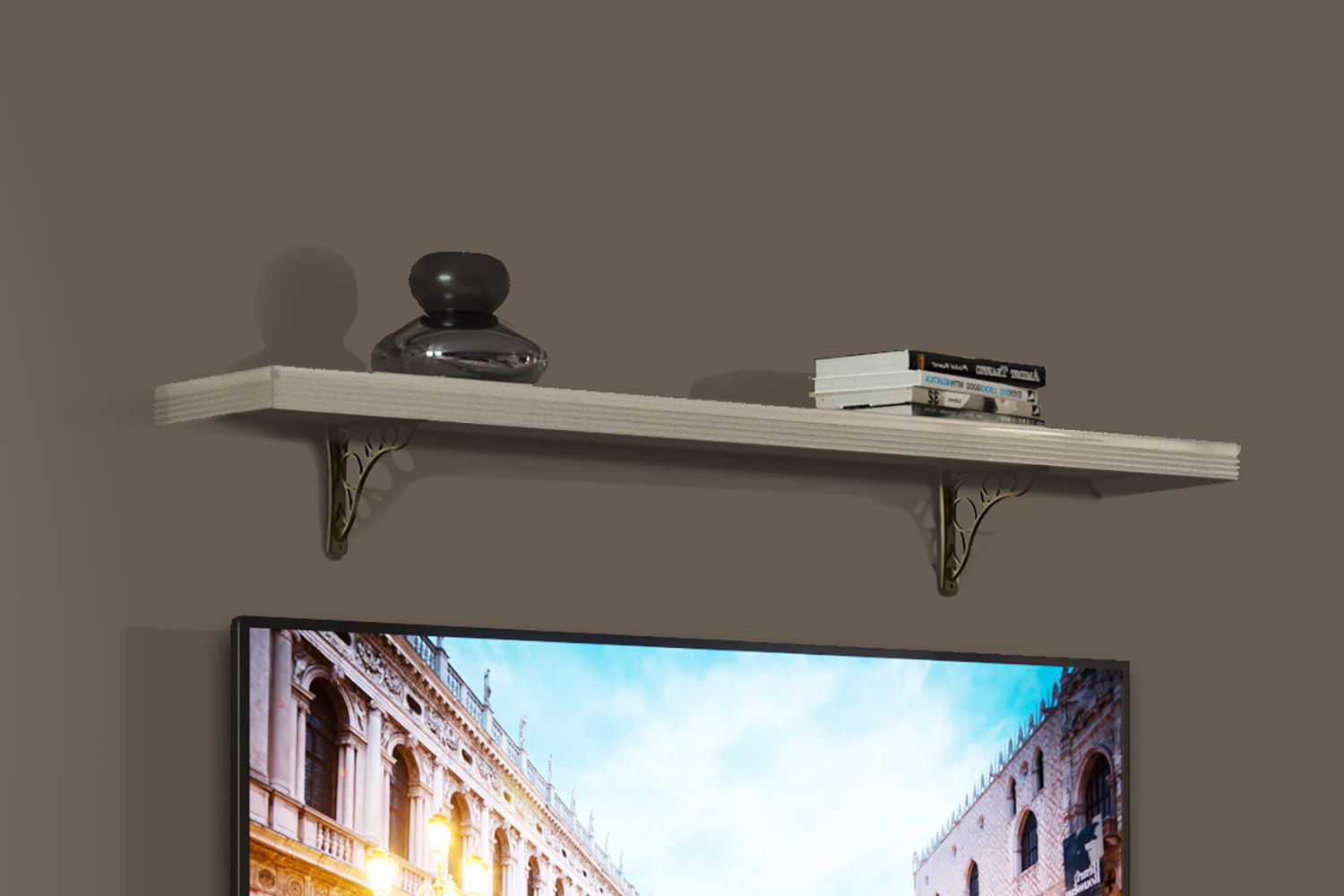 Полки - изображение №3 "Полка настенная Изотта"  на www.Angstrem-mebel.ru