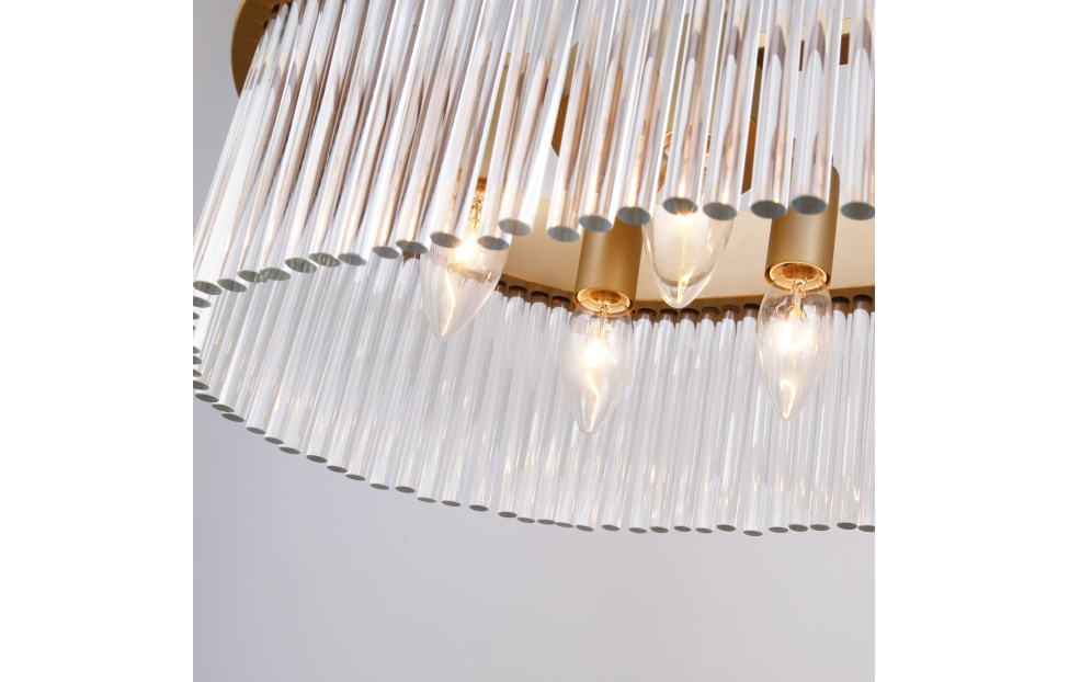 Люстры - изображение №5 "Подвесная люстра Turris (золото) L1000*W320*H380/1220 12*E14*40W"  на www.Angstrem-mebel.ru