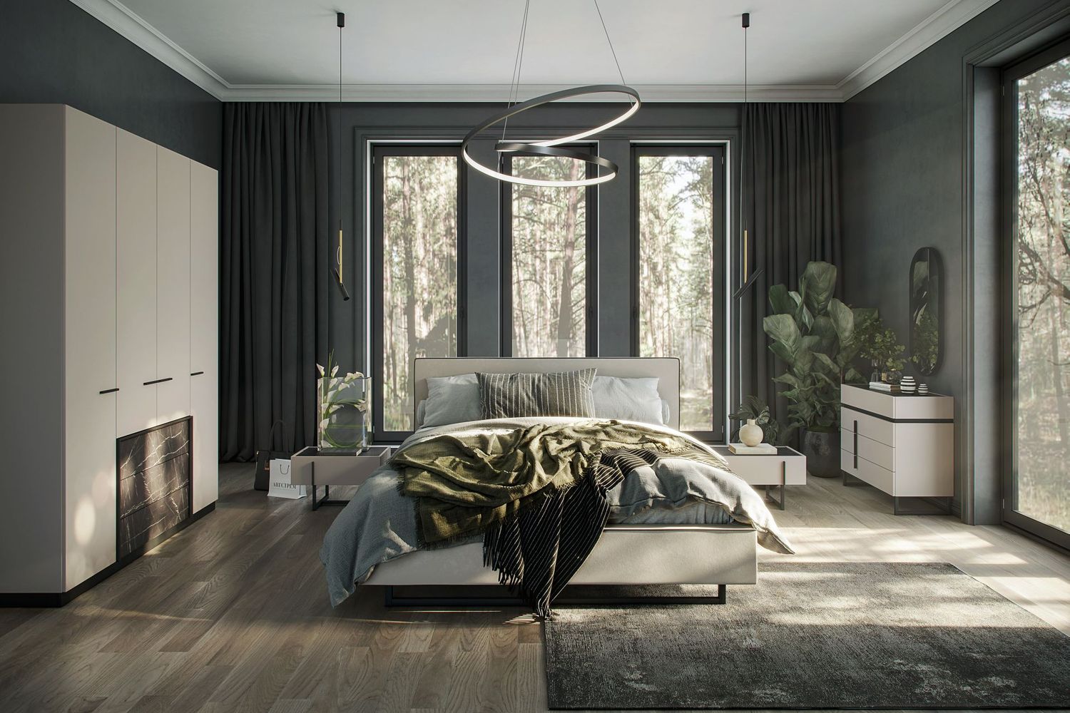 Прикроватные тумбы - изображение №5 "Прикроватная тумба Милагро с выдвижным ящиком"  на www.Angstrem-mebel.ru