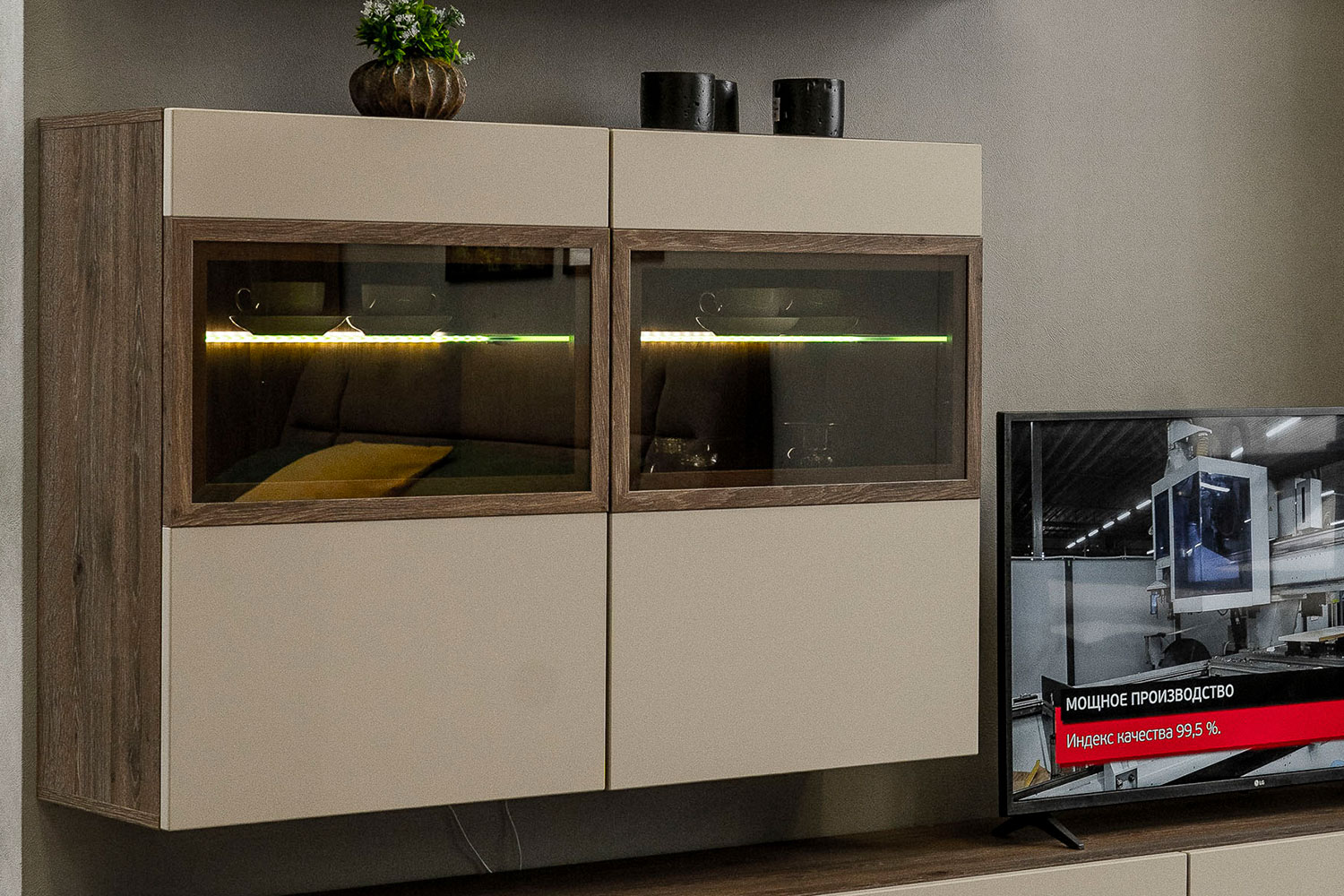 Навесные шкафчики - изображение №9 "Навесной шкаф Анри (правый)"  на www.Angstrem-mebel.ru