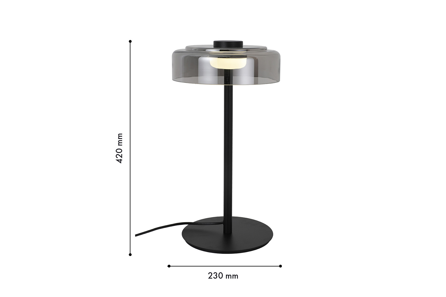 Настольные светильники - изображение №4 "Настольная лампа Platta D230*H420 LED*5W"  на www.Angstrem-mebel.ru