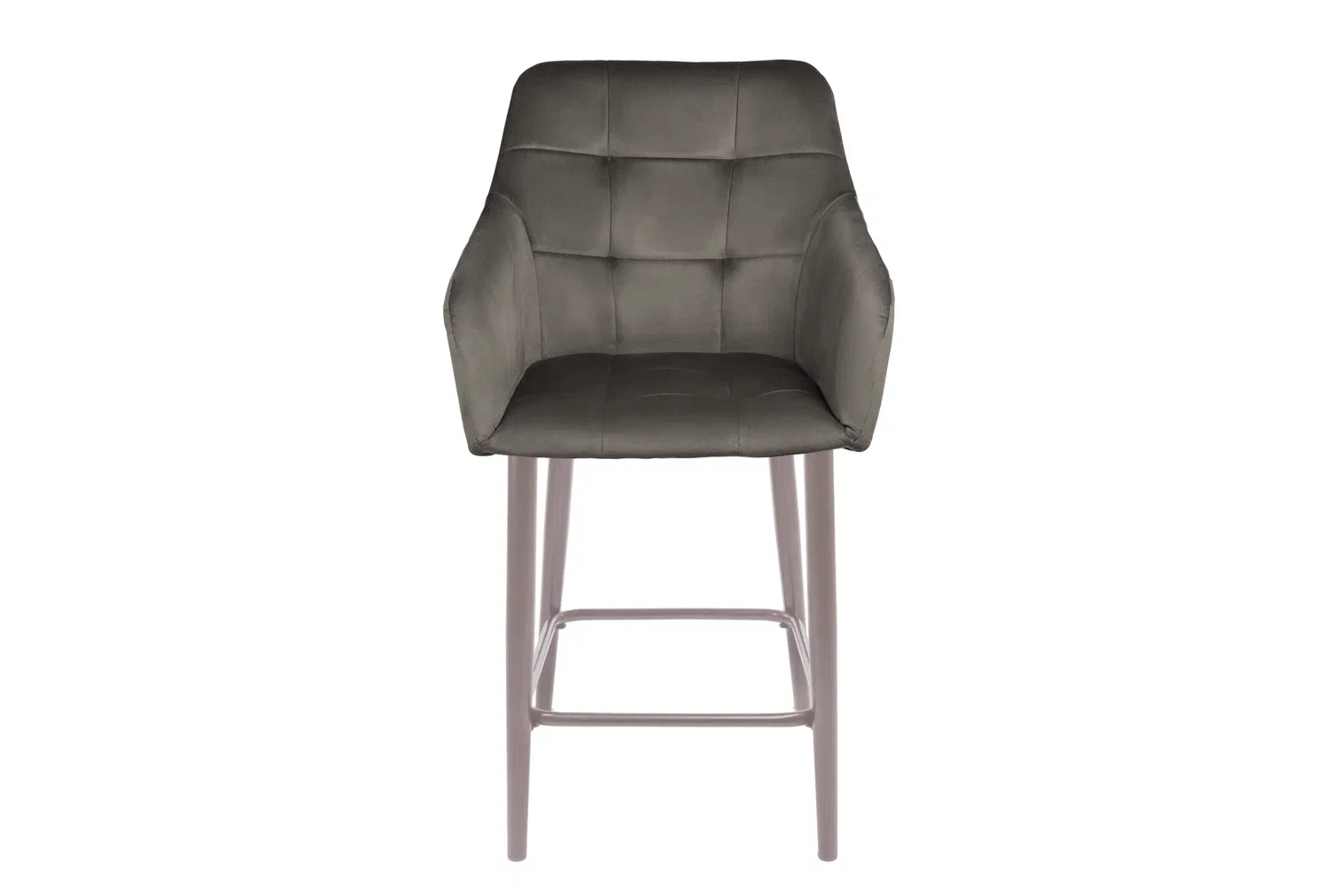 Стулья - изображение №3 "Стул полубарный Отэм графит / опоры серые"  на www.Angstrem-mebel.ru