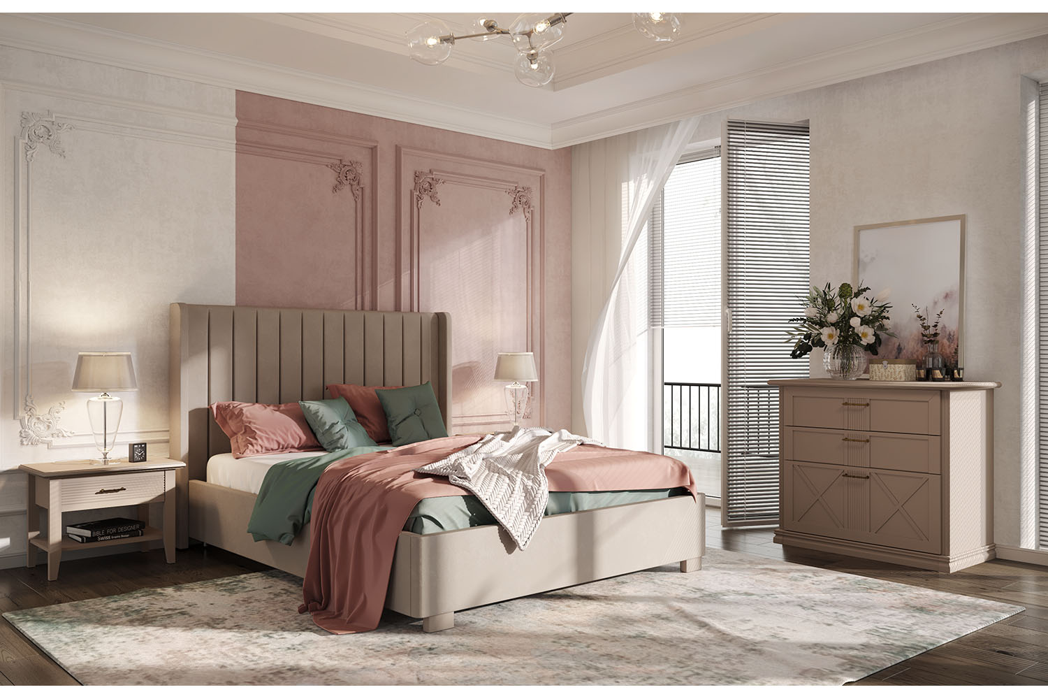 Двуспальные кровати - изображение №8 "Кровать Аделия 180 х 200"  на www.Angstrem-mebel.ru