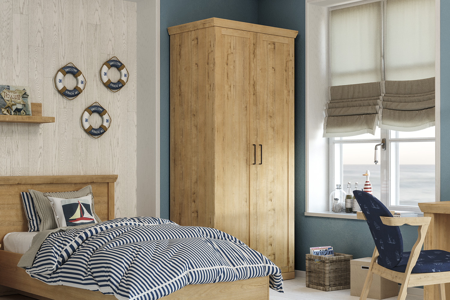 Распашные шкафы - изображение №3 "Шкаф Магнум для одежды "  на www.Angstrem-mebel.ru