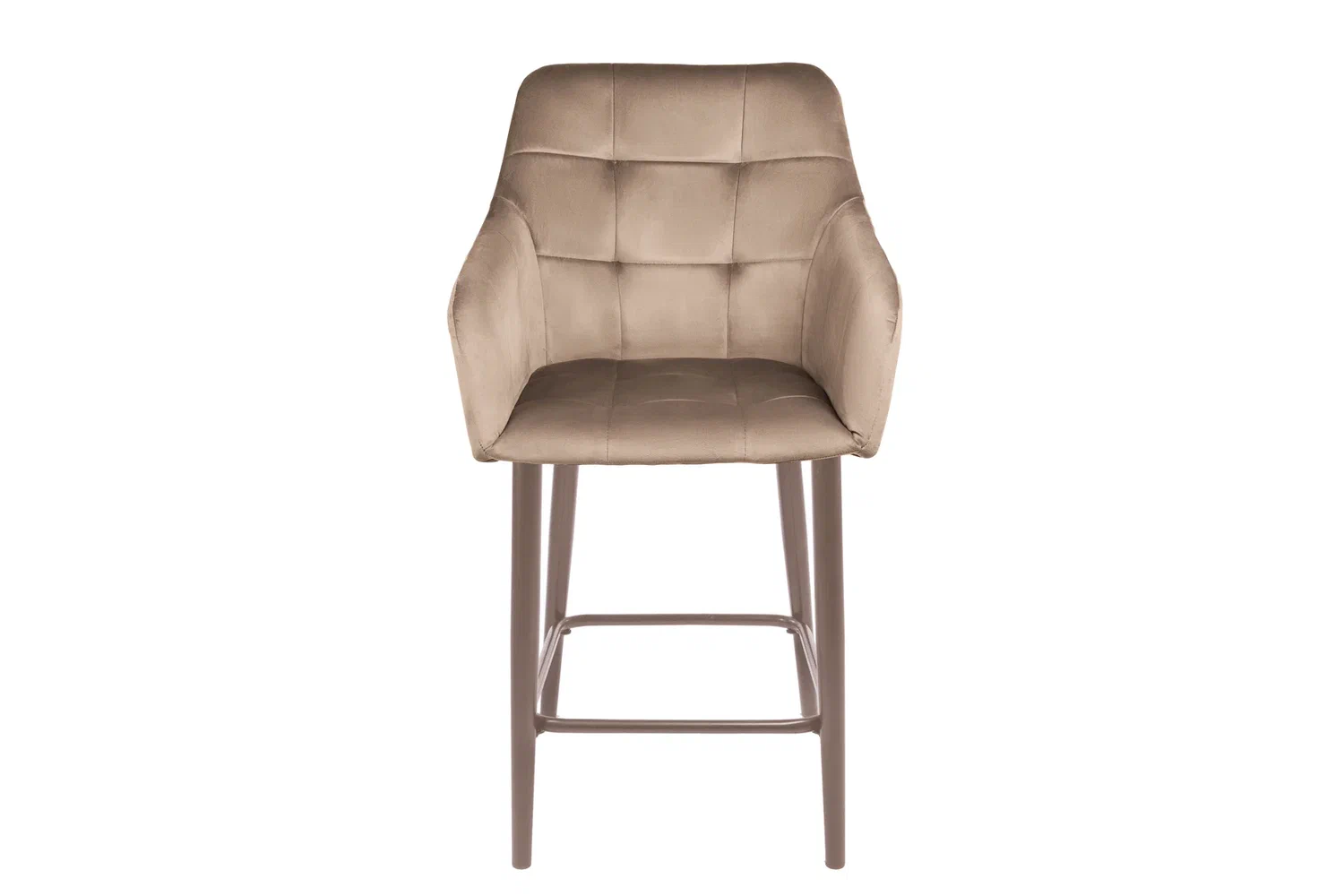Стулья - изображение №3 "Стул полубарный Отэм бежевый /опоры капучино"  на www.Angstrem-mebel.ru