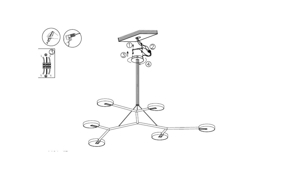 Люстры - изображение №6 "Подвесная люстра Paritet L1175*W1170*H1200 6*LED*12W"  на www.Angstrem-mebel.ru