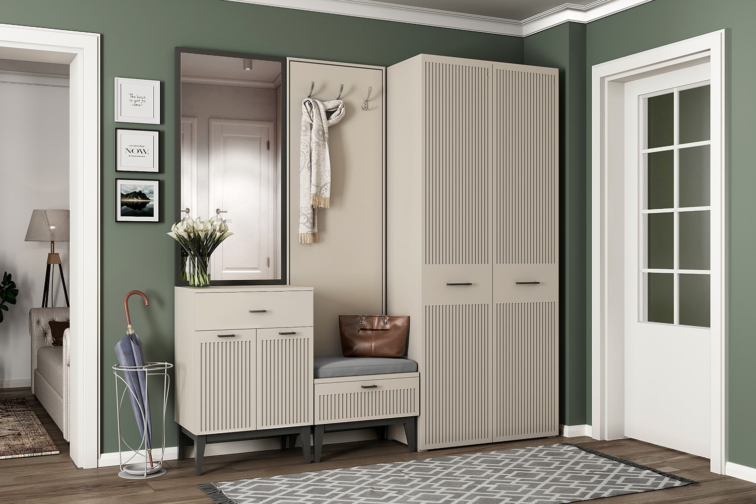 Распашные шкафы - изображение №4 "Шкаф Хилтон"  на www.Angstrem-mebel.ru