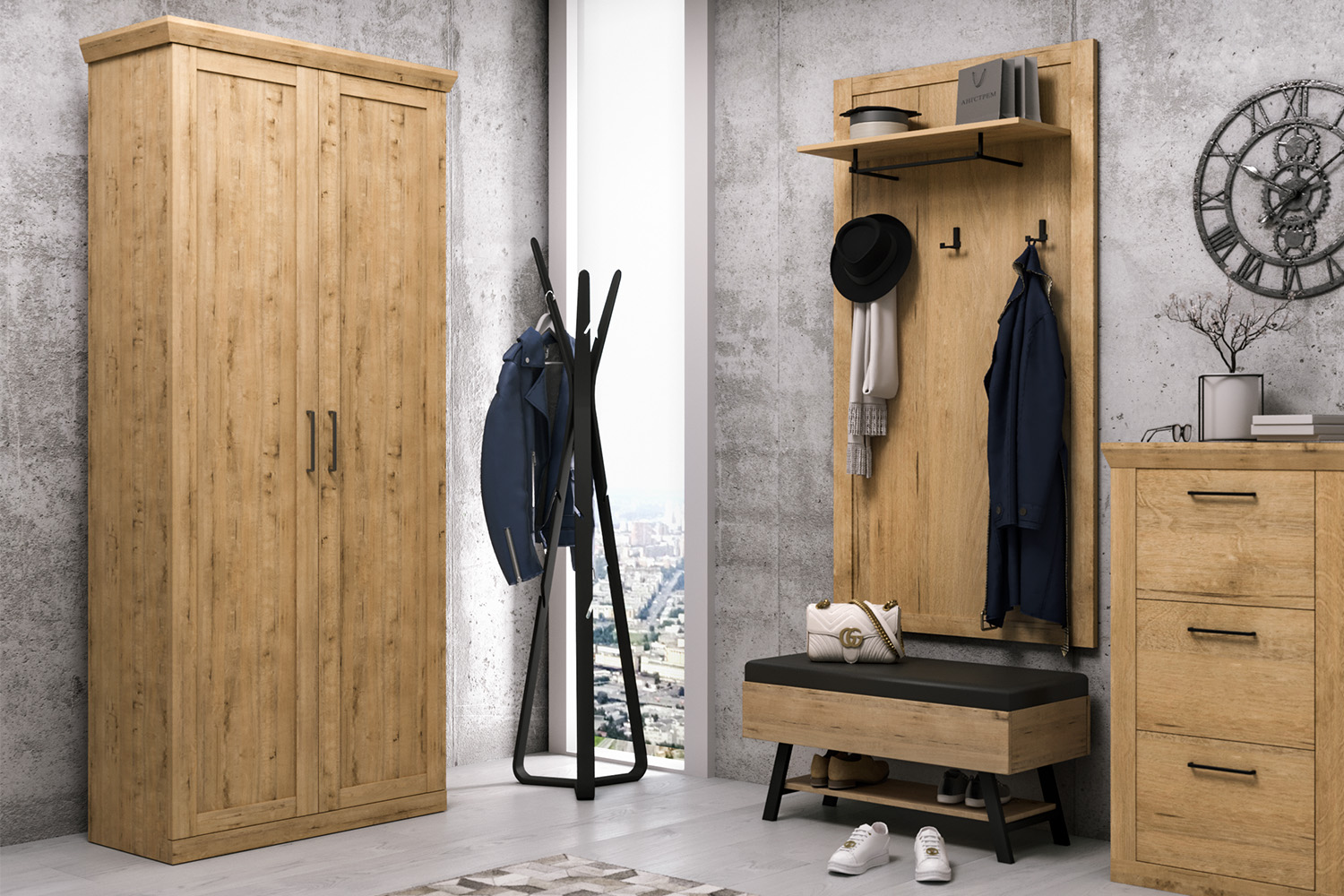 Распашные шкафы - изображение №3 "Шкаф Магнум"  на www.Angstrem-mebel.ru