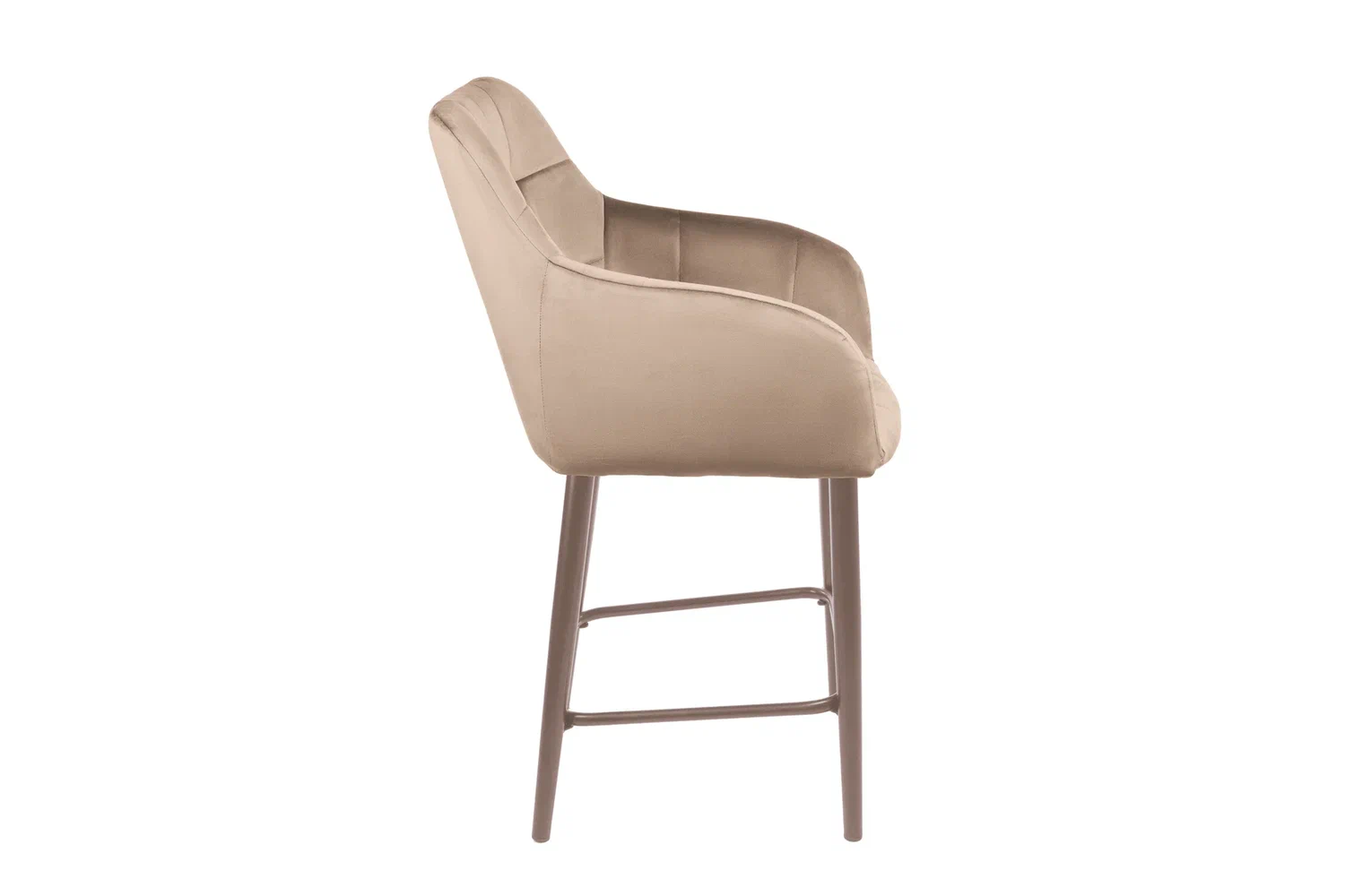 Стулья - изображение №4 "Стул полубарный Отэм бежевый /опоры капучино"  на www.Angstrem-mebel.ru