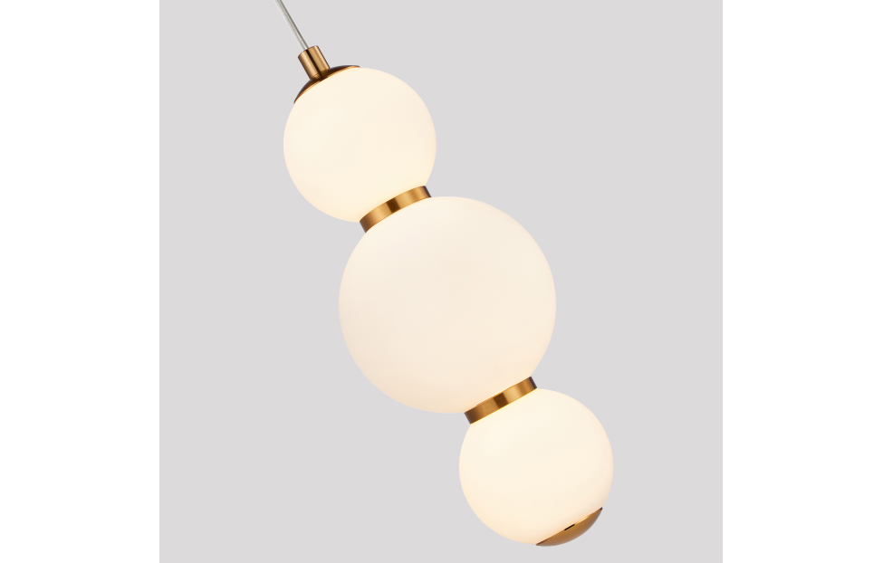 Подвесы - изображение №4 "Подвес Kiran (белый) D130*H440/2050 LED*7W"  на www.Angstrem-mebel.ru