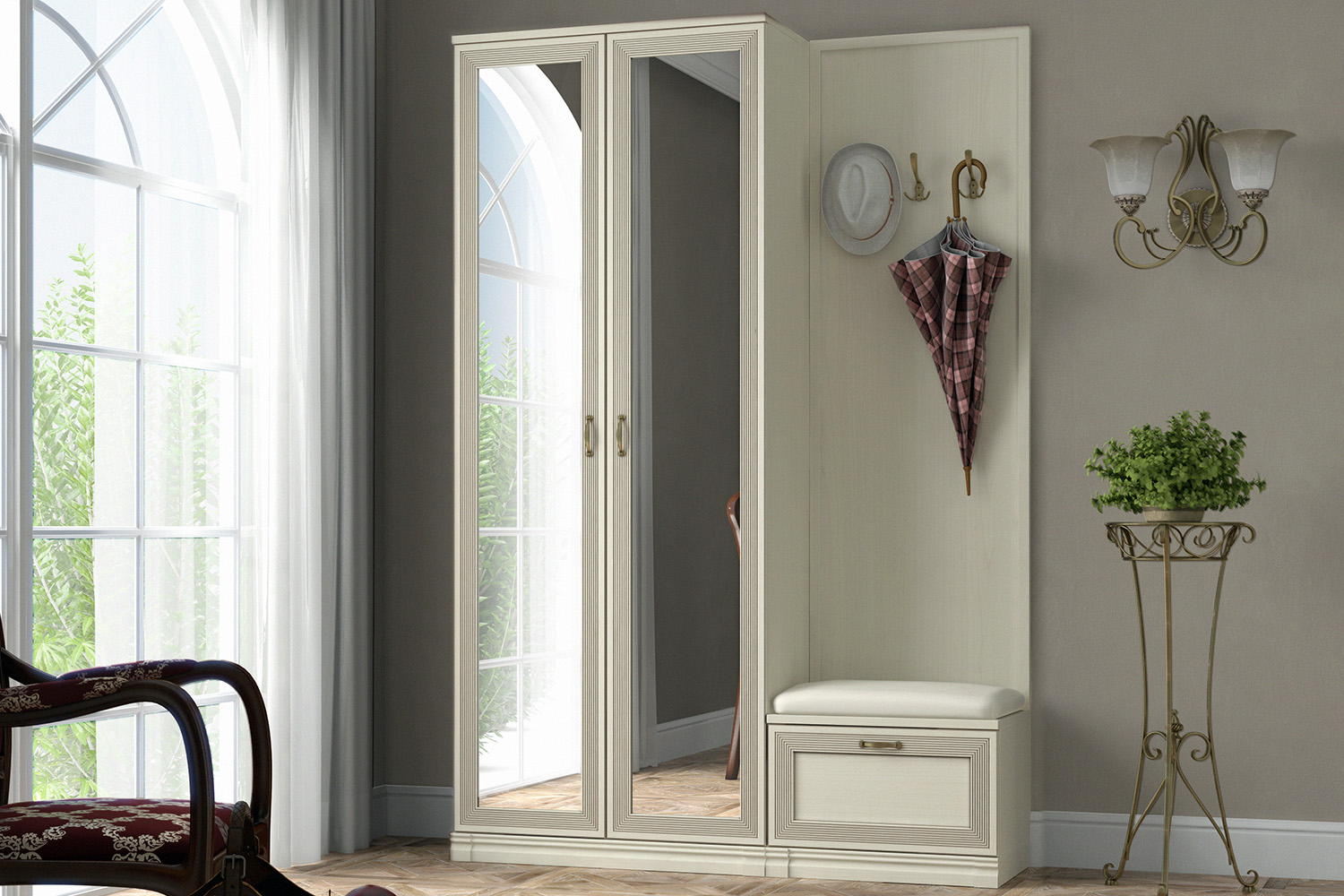 Шкафы платяные - изображение №3 "Шкаф Адажио"  на www.Angstrem-mebel.ru