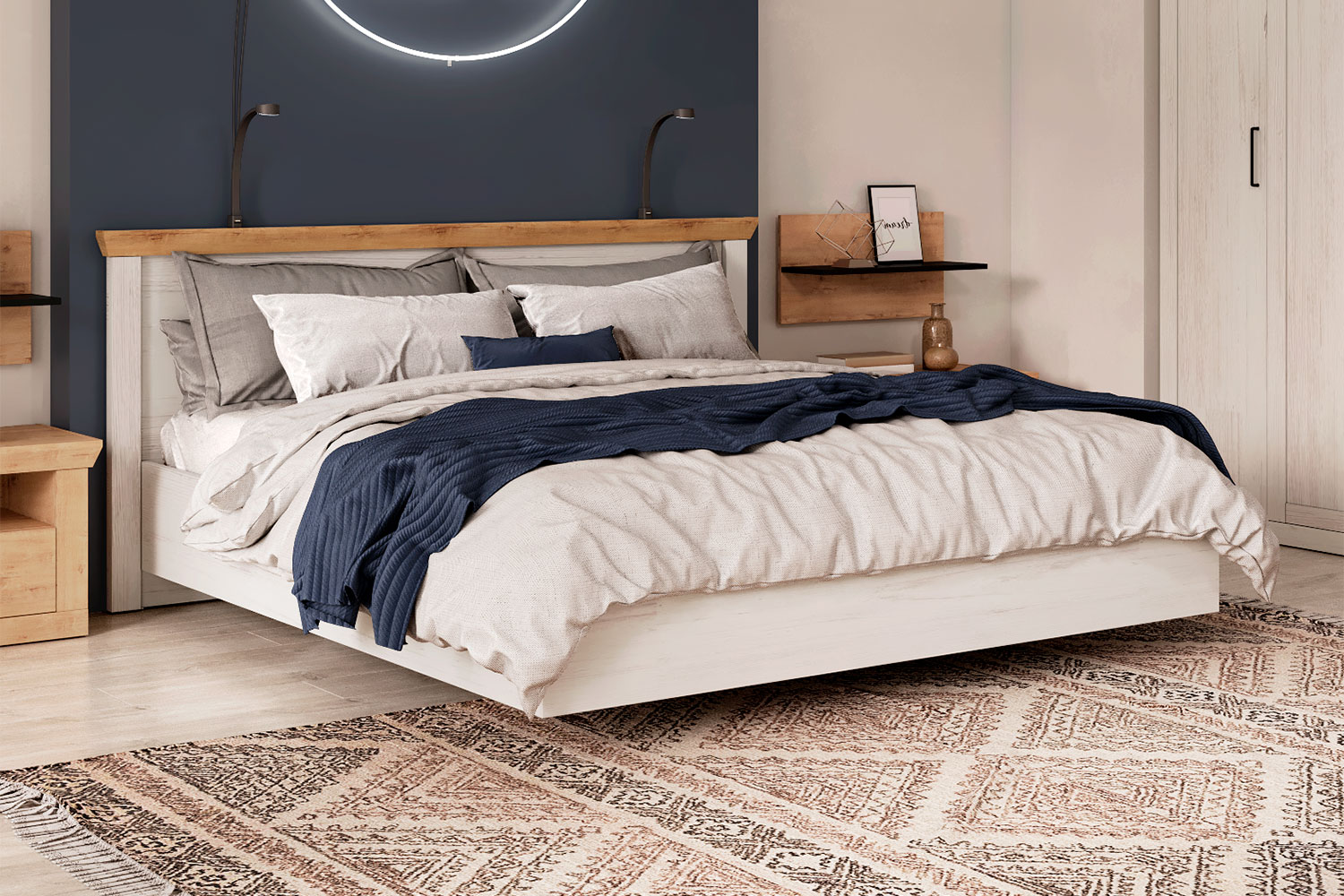 Двуспальные кровати - изображение №6 "Кровать Магнум 180 х 200"  на www.Angstrem-mebel.ru