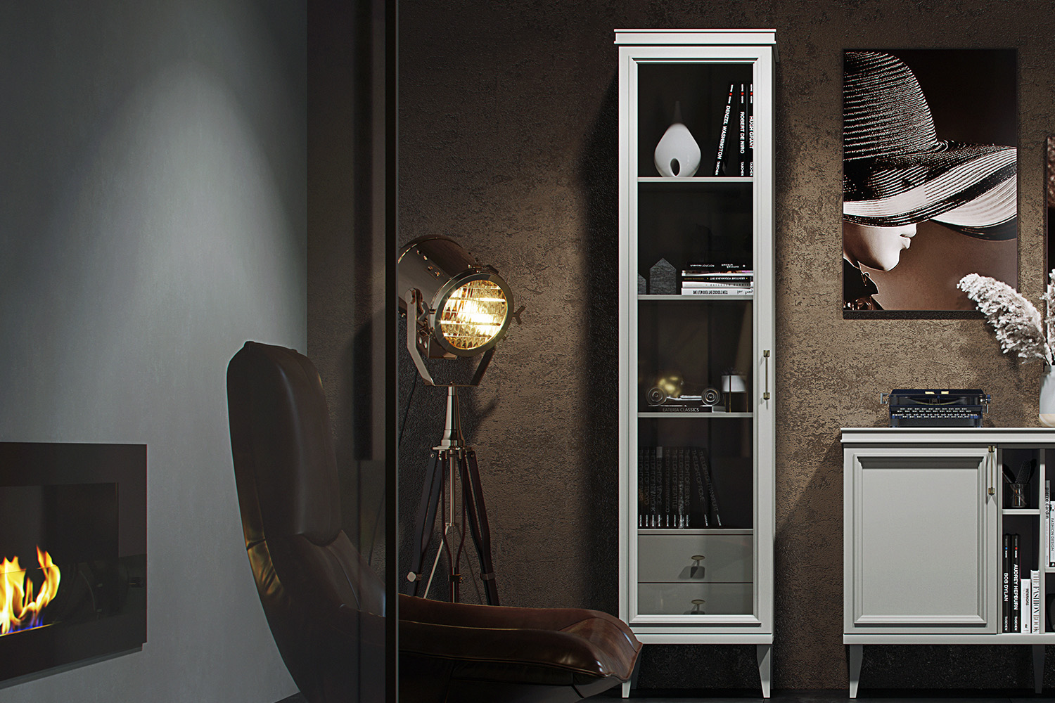 Комбинированные шкафы - изображение №3 "Шкаф Орландо"  на www.Angstrem-mebel.ru