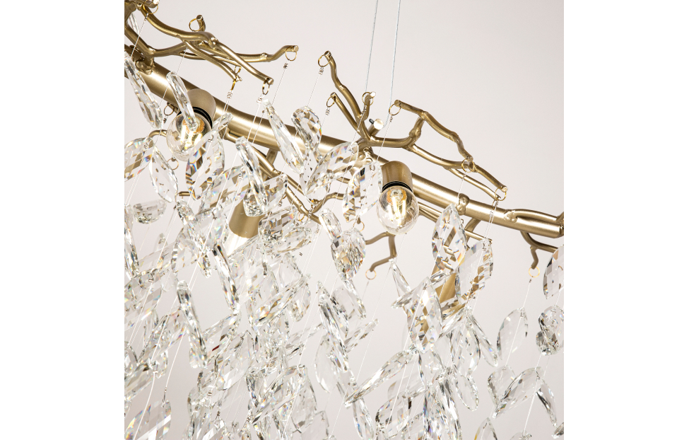 Люстры - изображение №5 "Подвесная люстра Brillo L1200*W500*H450/1950 10*E14*40W"  на www.Angstrem-mebel.ru