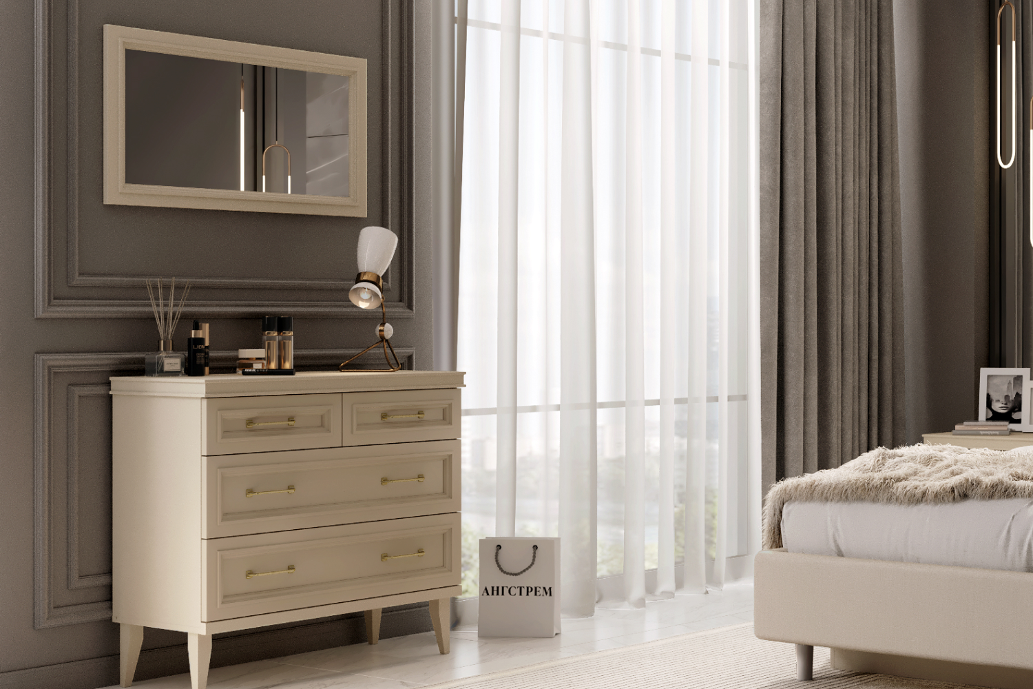 "Спальни" - изображение №4 на www.angstrem-mebel.ru