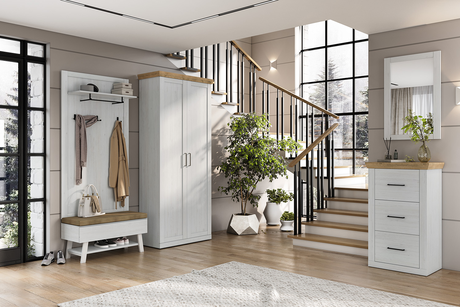 Распашные шкафы - изображение №5 "Шкаф Магнум с дополнительным комплектом полок"  на www.Angstrem-mebel.ru