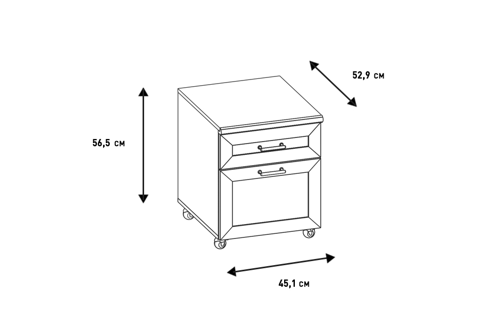 Прикроватные тумбы - изображение №13 "Выкатная тумба Кантри "  на www.Angstrem-mebel.ru
