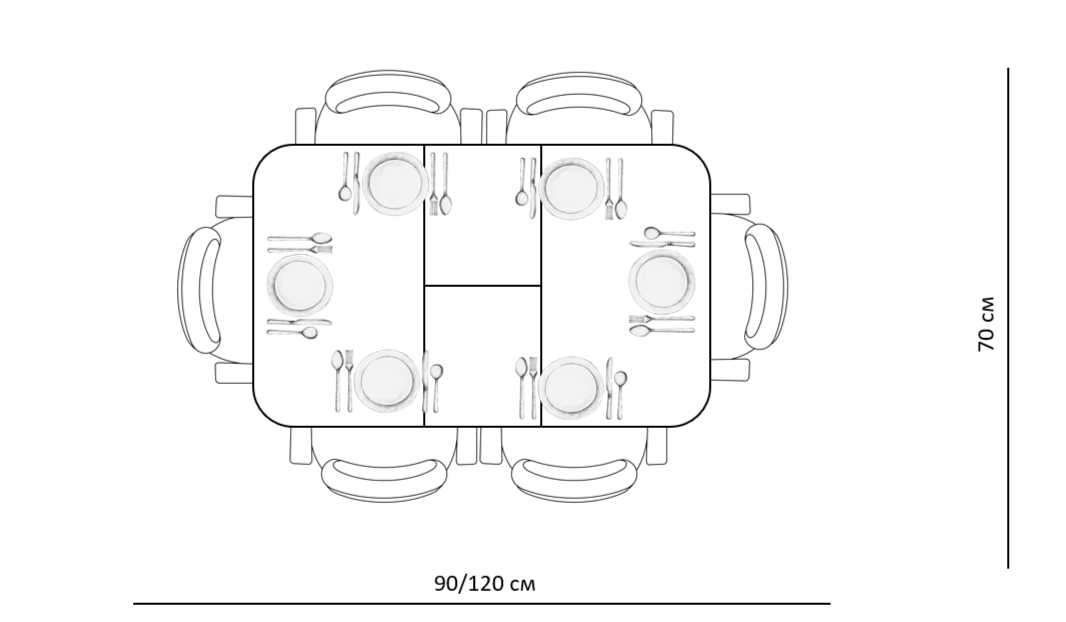Обеденные столы - изображение №5 "Стол обеденный Орпен опоры белый/столешница белый глянец"  на www.Angstrem-mebel.ru