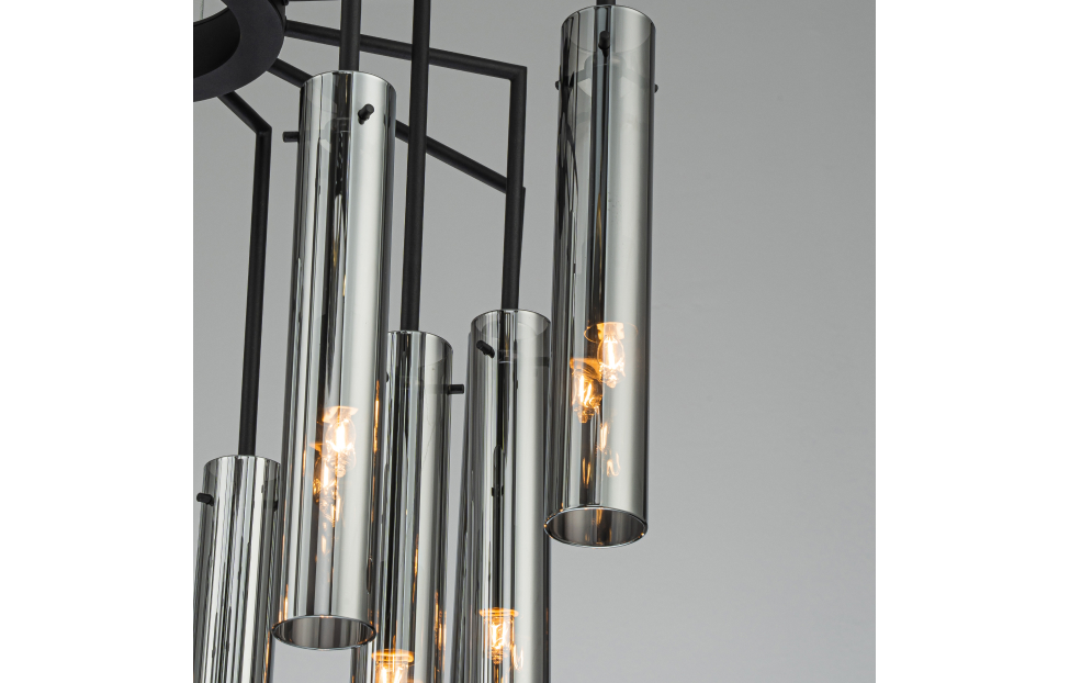 Люстры - изображение №7 "Подвесная люстра Orgel (чёрный) D555*H435/1635 15*G9*25W"  на www.Angstrem-mebel.ru