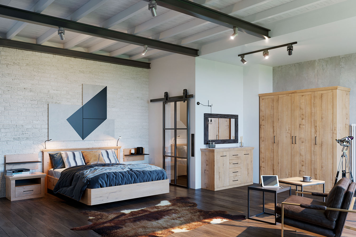 Двуспальные кровати - изображение №6 "Кровать Магнум 180 х 200"  на www.Angstrem-mebel.ru