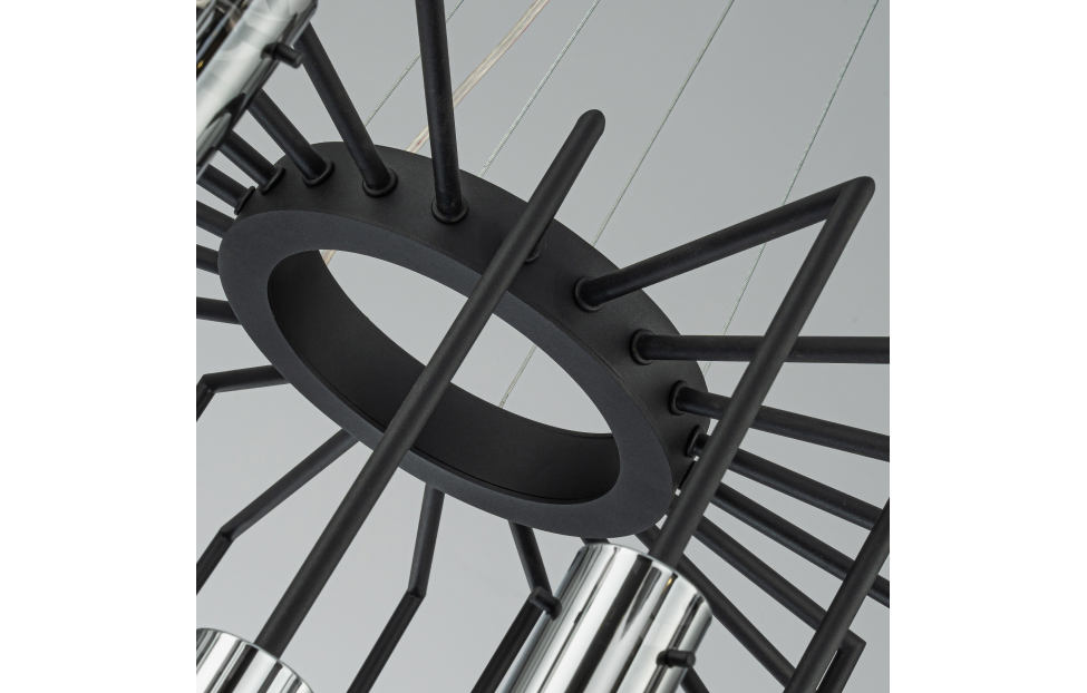 Люстры - изображение №7 "Подвесная люстра Orgel (чёрный)  D645*H445/1645 21*G9*25W"  на www.Angstrem-mebel.ru