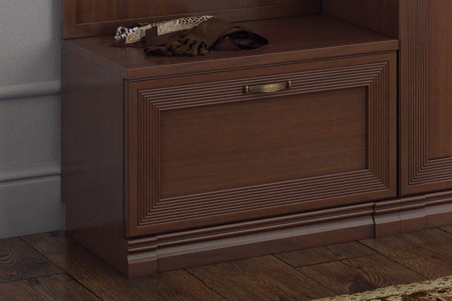 Обувницы - изображение №3 "Тумба Адажио для обуви"  на www.Angstrem-mebel.ru