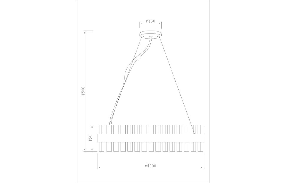 Люстры - изображение №6 "Подвесная люстра Marquis (чёрный) D1000*H150/1500 LED*54W"  на www.Angstrem-mebel.ru