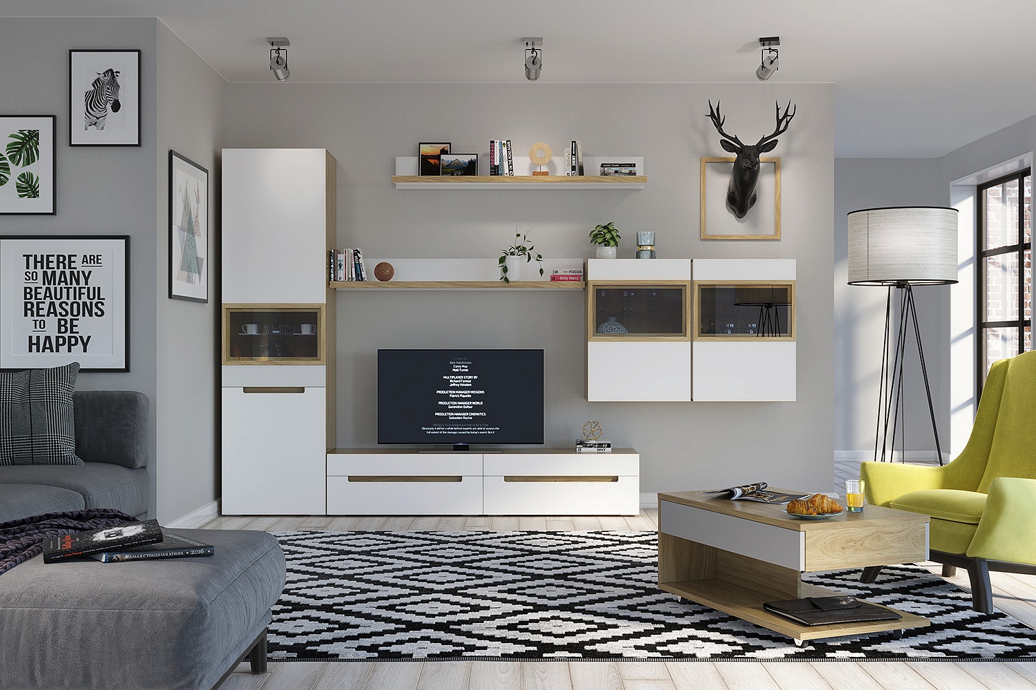 Навесные шкафчики - изображение №5 "Навесной шкаф Анри (правый) АН-411.04 "  на www.Angstrem-mebel.ru