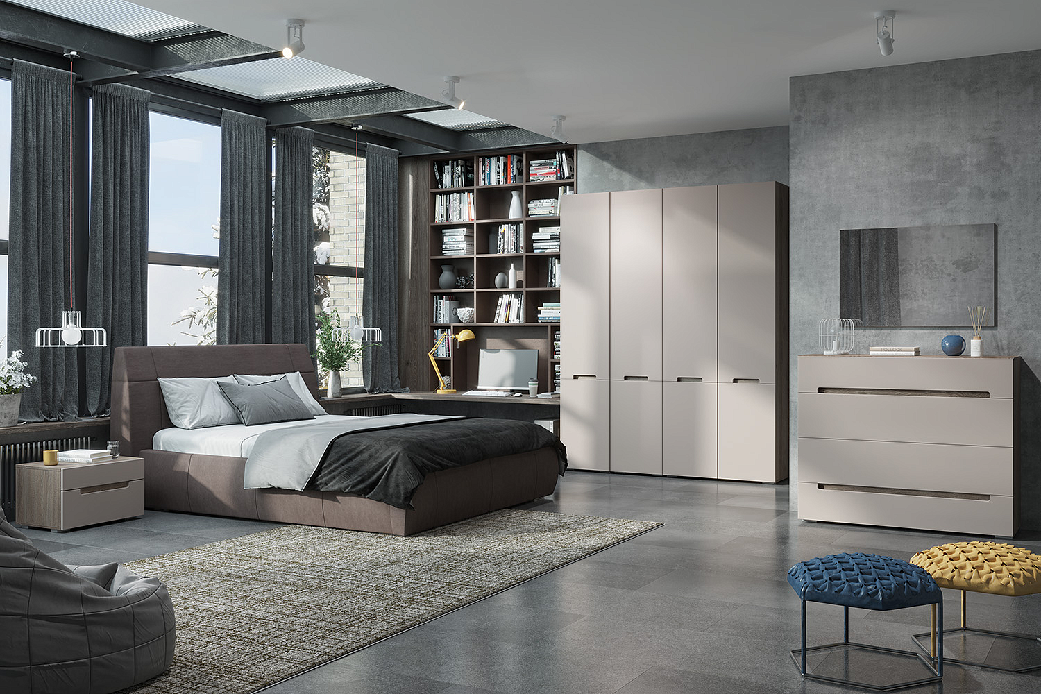 Комоды - изображение №4 "Комод Анри с выдвижными ящиками"  на www.Angstrem-mebel.ru