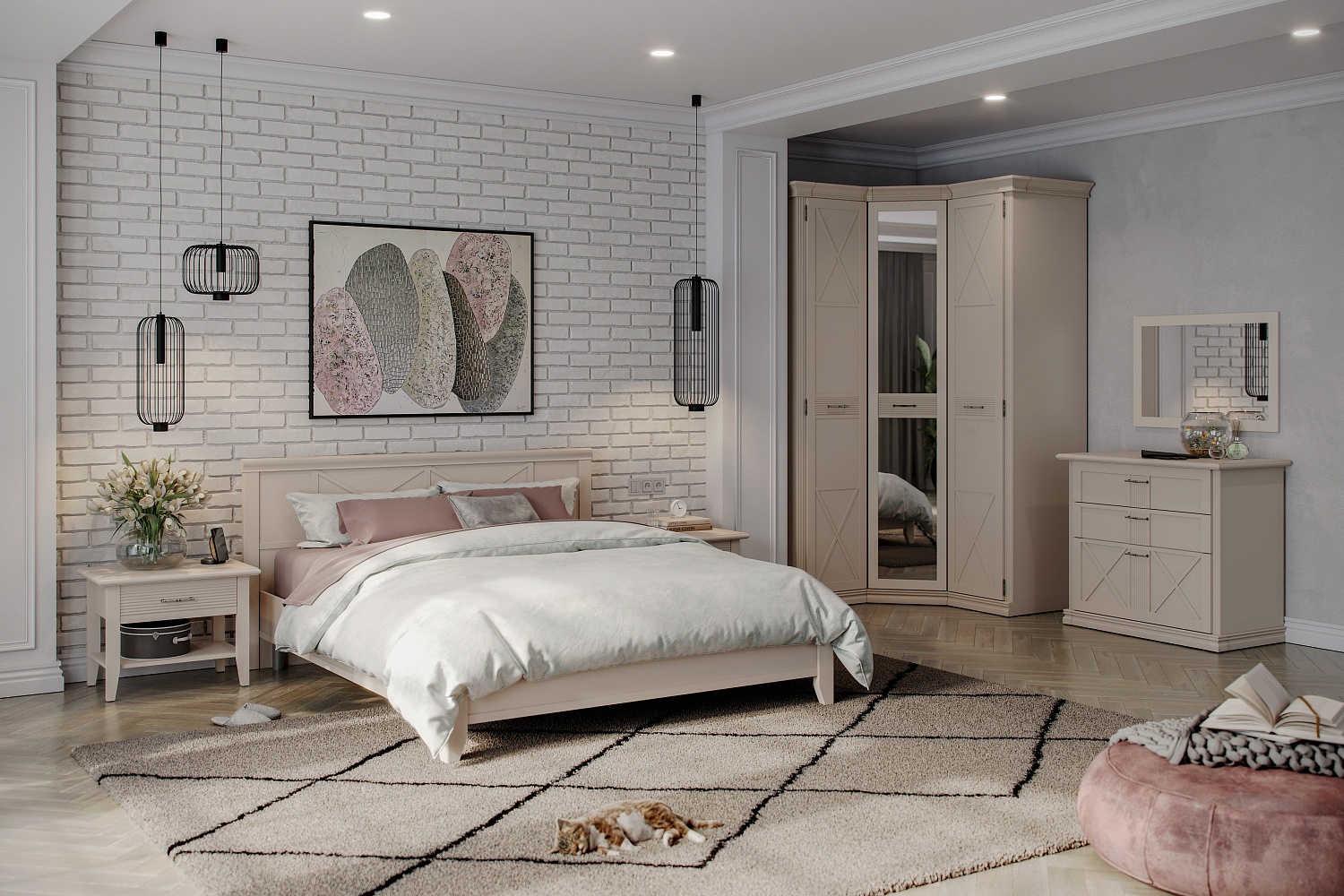 Угловые шкафы - изображение №4 "Шкаф Кантри угловой"  на www.Angstrem-mebel.ru