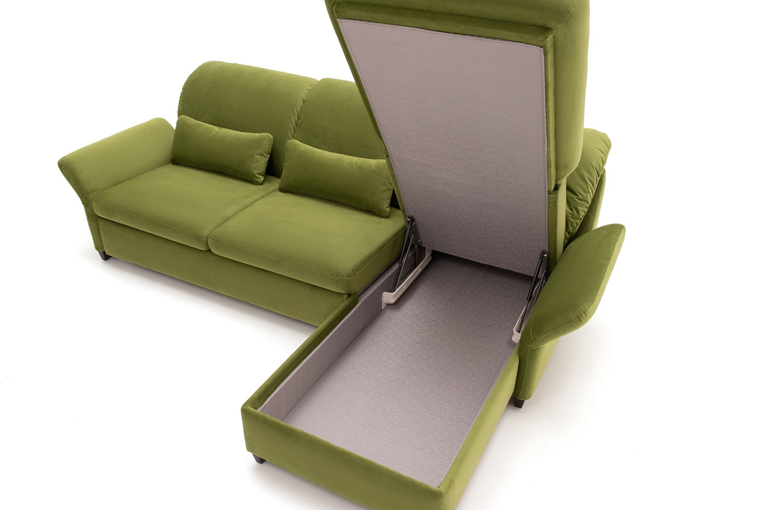 Угловые диваны - изображение №5 "Диван МОНАКО с правой оттоманкой (мех. дельфин)"  на www.Angstrem-mebel.ru