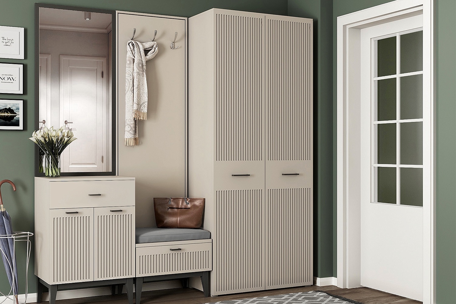 Распашные шкафы - изображение №3 "Шкаф Хилтон"  на www.Angstrem-mebel.ru