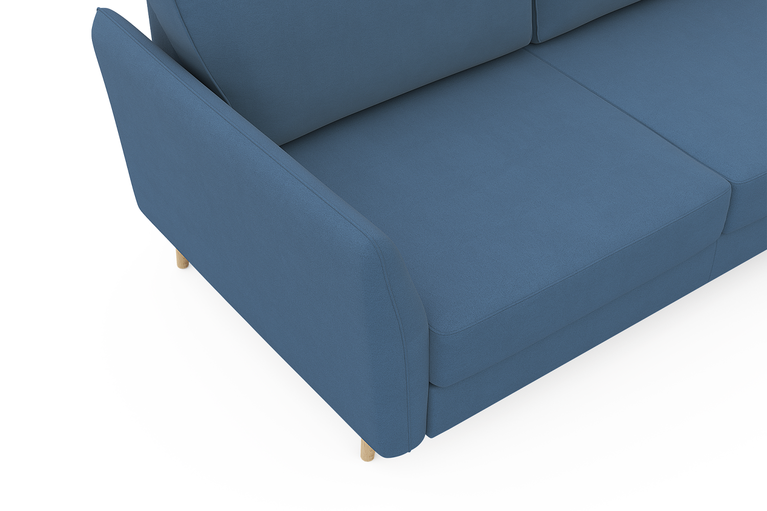 Диваны - изображение №6 "Диван АННИКА NEW 3-х местный с оттоманкой и светлыми опорами"  на www.Angstrem-mebel.ru