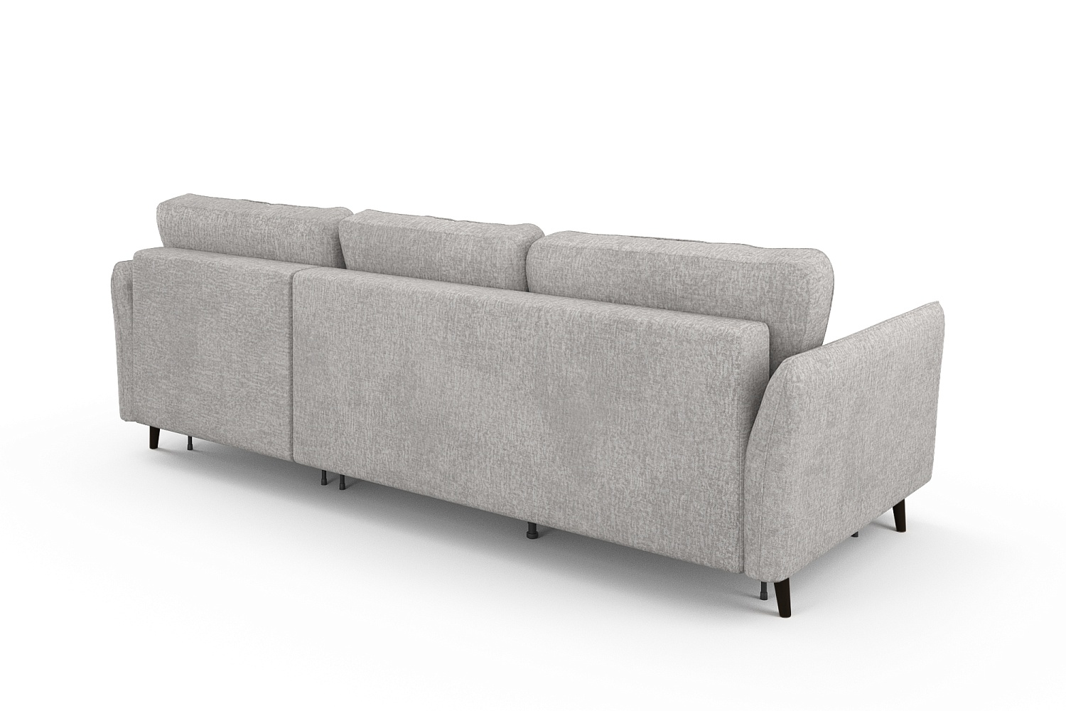 Угловые диваны - изображение №5 "Диван АННИКА NEW 3-х местный с оттоманкой и темными опорами"  на www.Angstrem-mebel.ru